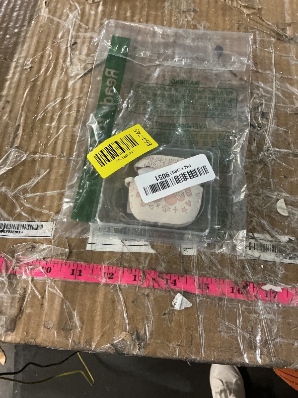 Photo 1 of (with Cute Keychain) Girovo Compatible with Apple Airpods 4 Case 2024 Women, Soft Silicone Two-Tone Funny Cartoon Engraved Portable 360° Full Protection Anti-Scratch Air pod 4 Case Starlight/Pink