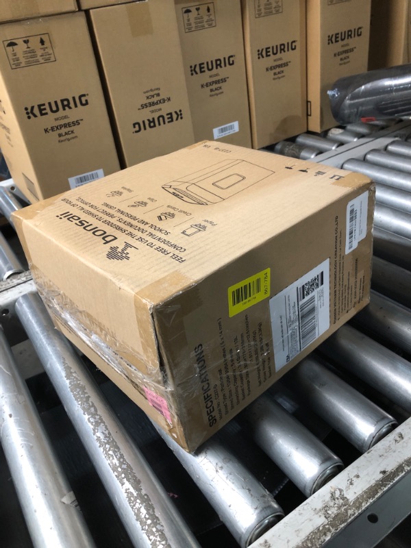 Photo 1 of ***PARTS ONLY*** ***NONFUNCTIONAL*** Bonsaii Paper Shredder for Home Use, 3.4 Gal Wastebasket, 6 Sheet Crosscut Paper Credit Cards, Staples, and Clips Shredder for Home Office Use, Portable Handle Design (C237-B New Version)