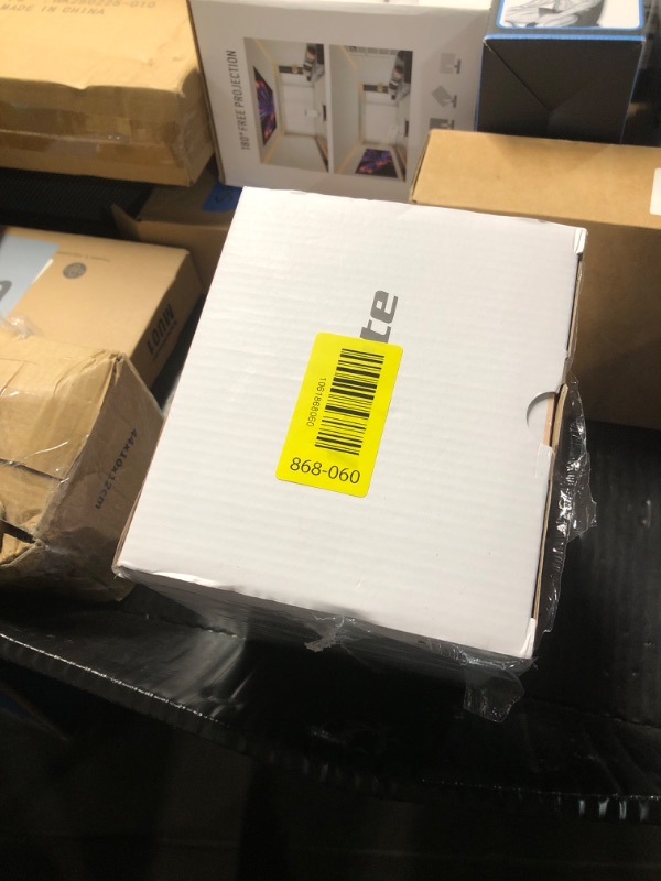 Photo 1 of [Projector 2026 Upgraded] Mini Projector Support 4K 1080P Auto Keystone 270°Rotatable with WiFi 6 and Bluetooth 5.2 Projector Portable Compatibile with HDMI/TV Stick/Memory Stick/Laptop,White