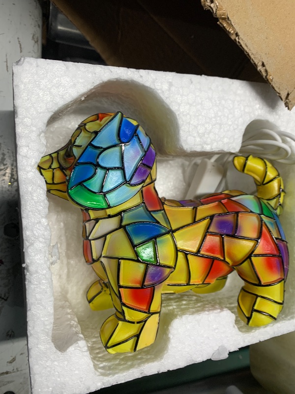 Photo 1 of ***STOCK PHOTO FOR REFERENCE ONLY***Gutsyluv Dog lamp,Dogs Series Art Night Light, Cute Pet Dogs Themed Tabletop LED Night Light, Vintage Home Decor, Fun Gift for Dog Lover (Dachshund)