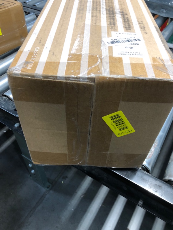 Photo 1 of ***FACTORY SEALED***Casper Sleep Essential Cooling Hybrid Pillow, King Size – Dual-Sided Foam & Down-Alternative Fill, Medium Feel, Cooling Cover, Supports Side Sleepers, Breathable & Pressure-Relieving