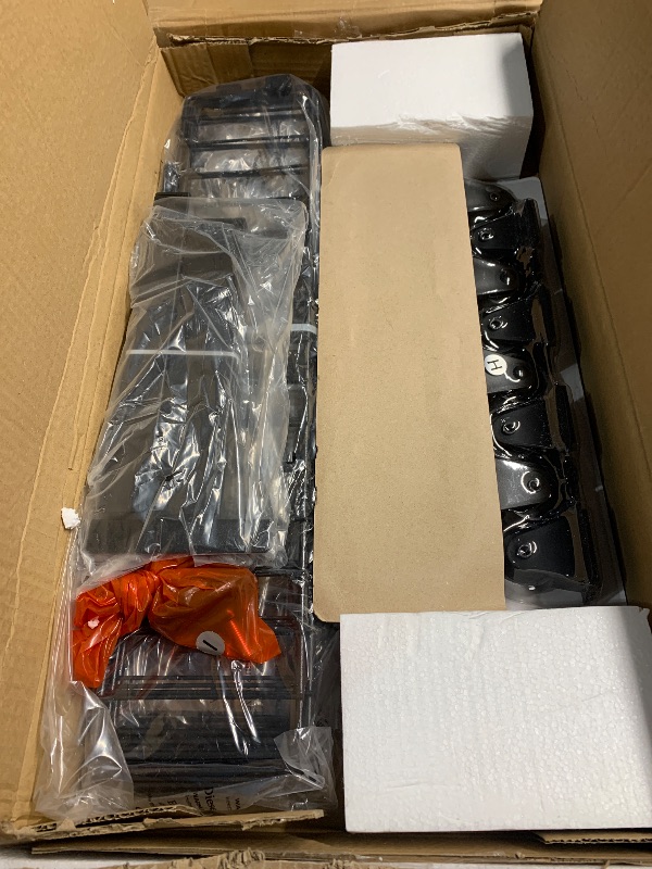 Photo 1 of ***storage BASE PARTS Only/ UNKOWN BOXES**** TIGUBFRE Full Size Bed Frame with 4 Drawers and Storage Headboard, Upholstered Tufted Wingback Bed Frame with LED Lights and Charging Station, No Box Spring Needed, Easy Assembly, Noise Free, Beige