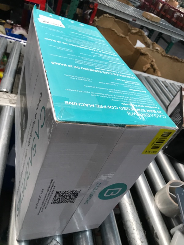 Photo 1 of ***FACTORY SEALED*** CASABREWS CM5418 Espresso Machine 20 Bar, Stainless Steel Espresso Maker with Milk Frother, Compact Cappuccino Machine for Home, Espresso Coffee Machine, Gift for Her, Gift for Family, Black