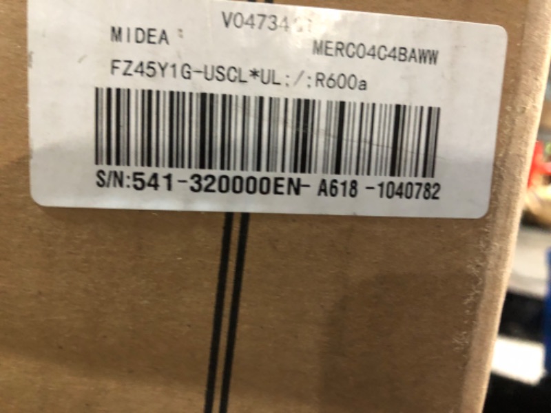 Photo 1 of ***FACTORY SEALED*** Midea MERC04C4BAWW Chest Freezer, 3.5 Cubic Feet Freezer With Removable Basket, Interior LED Light, Adjustable Temperature, For Kitchen Apartment Office, White