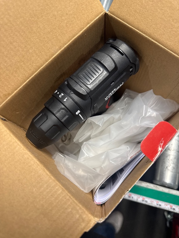 View 2 of **Missing impact and charger and battery ** Hyper Tough 20V Max 3/8" cordless Drill / 1/4" cordless Impact Driver Combo with (2) - 1.5Ah batteries and chargers