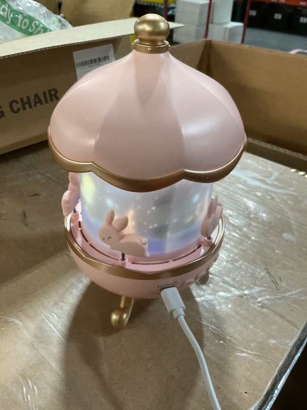 Photo 1 of *******Missing Parts************Carousel Night Light for Kids, 15 Music+15 Films+315 Colors Star Projector for Kids Night Light Projector,360°+Remote+1200mah Unicorn Toys for Girls Room Decor, Valentines Gifts for Kids, Girls, Baby