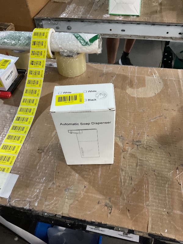 Photo 1 of ***(PARTS ONLY/ NON FUNCTIONAL)***
Automatic Soap Dispenser Liquid Touchless: 13.52oz/400ml Wall USB Rechargeable - 4-Level Adjustable Modern Electric Hand Soap Dispenser - Kitchen Bathroom Kids Family Black