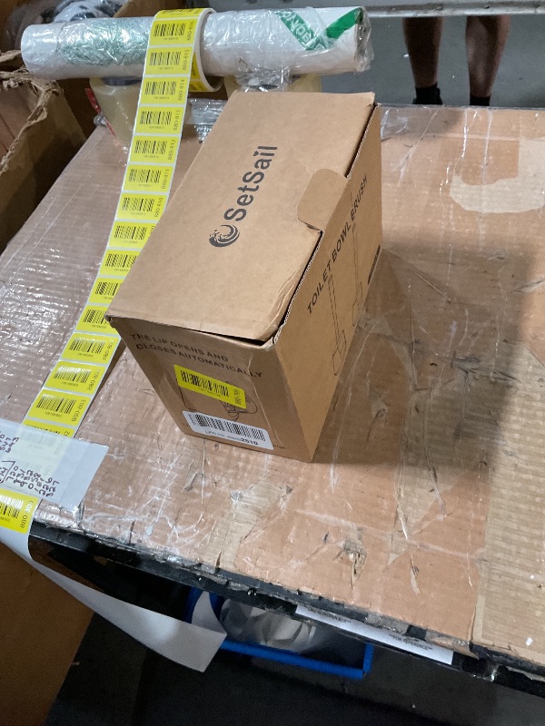 Photo 1 of ***(PARTS ONLY/ MISSING PARTS/ PARTIAL SET/ NON FUNCTIONAL)***SetSail Toilet Brush and Holder, Self Closing Lid Toilet Bowl Brushes Holder and Extra Long Handle Ventilated Toilet Brush Set for Bathroom Cleaning, Nylon Bristles, 2 Packs-Black