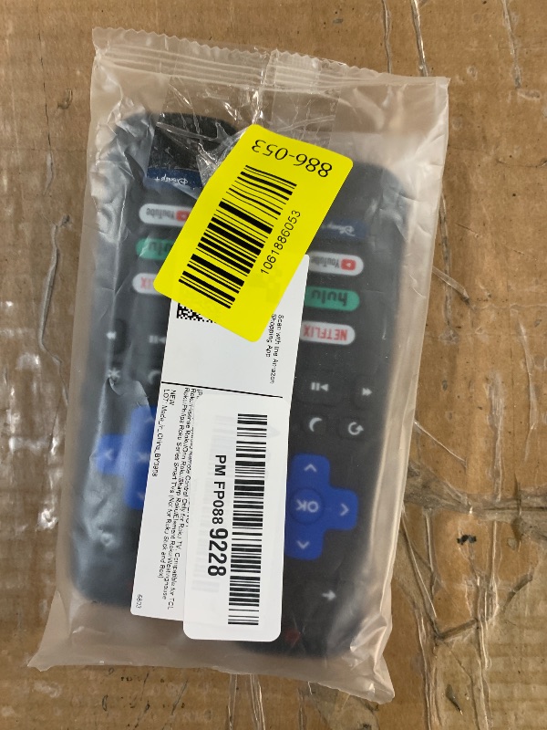 Photo 1 of (Pack of 2) Replacement Remote Control Only for Roku TV, Compatible for TCL Roku/Hisense Roku/Onn Roku/Sharp Roku/Element Roku/Westinghouse Roku/Philips Roku Smart TVs (Not for Roku Stick and Box)