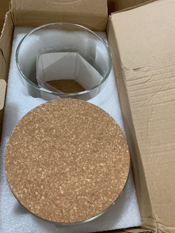 Photo 1 of ** ONLY COMES WITH 2**
KIVY Glass Detergent Dispenser Container Set of 4 [INCL Labels] Large Glass jars for Laundry Room Organization Decor - Laundry soap dispenser for liquid detergent dispenser - Fabric softener dispenser