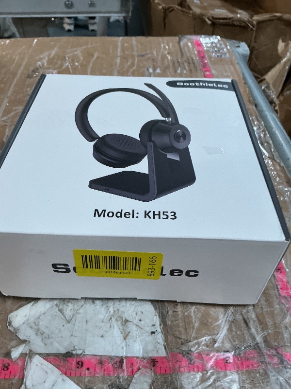 Photo 1 of (Upgraded Version) Wireless Headset, Bluetooth Headset with Noise Cancelling Microphone, Best Headphones with Mic Mute & USB Dongle for PC/Computer/Laptop/Cell Phones/Remote Work/Call Center