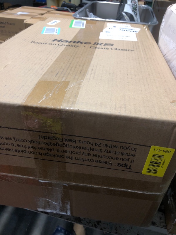 Photo 1 of ***CODE 000*** Hanke Grace Expandable Carry On Luggage with Wheels Airline Approved Hard Shell Suitcases with Front Pocket?Top Opening Luggage with TSA Lock for Short Business Travel, Cuban Sand. 20 INCH