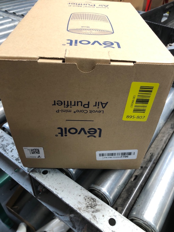 Photo 1 of ***(MISSING POWER CORD/ UNABLE TO TEST ITEM)***LEVOIT Air Purifiers for Bedroom Home Dorm, AHAM VERIFIED, 3-in-1 Filter Claener with Fragrance Sponge, Portable Filters Smoke, Allergens, Pet Dander, Odor, Dust, Office, Desktop, Core Mini-P, White