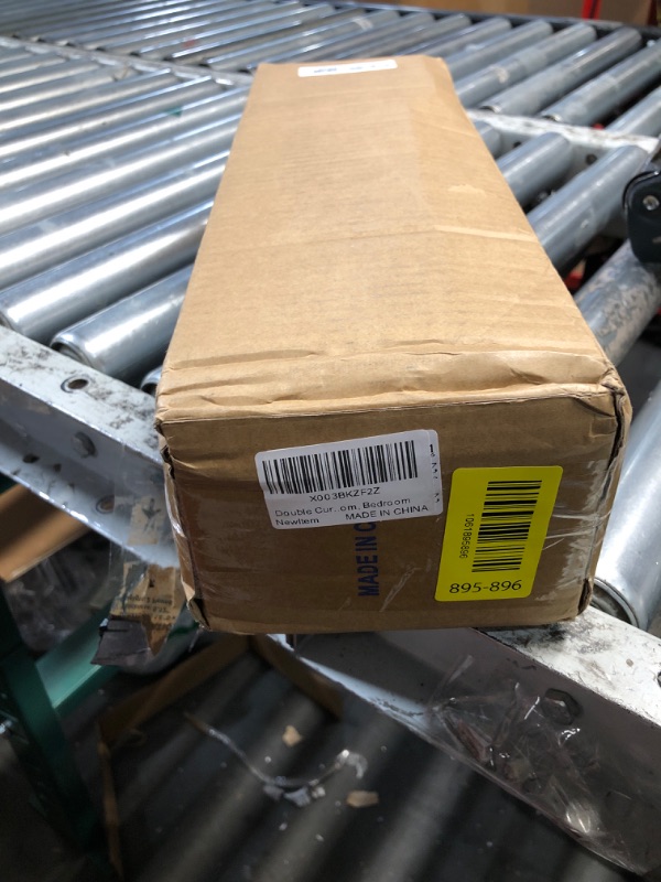 Photo 1 of ***MISSING PARTS***
Double Curtain Rod - Blackout Wrap Around Curtain rod for Windows 28 to 80 Inch - Telescoping Adjustable 1 Inch Black Rustic Double Rod Curtain Heavy Duty, for Sliding Glass Door, Living Room, Bedroom