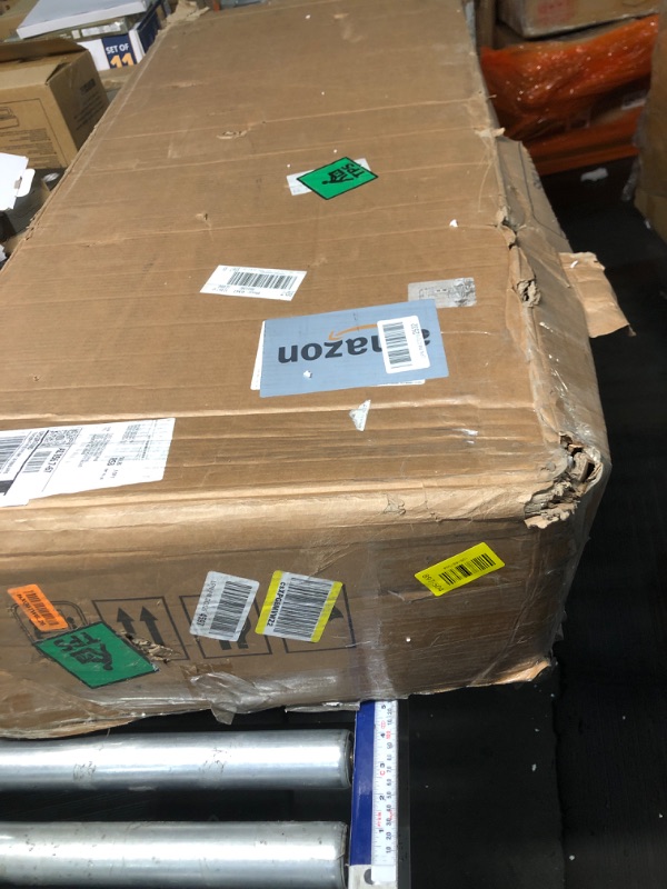 Photo 1 of ***PARTIAL SET - PRICE ADJUSTED***
LITTLE TREE 8FT Conference Table for 10 People, Large Meeting Table, Modern Conference Room Tables with Cable Management, Training Tables with Strong Metal Legs for Office, Brown