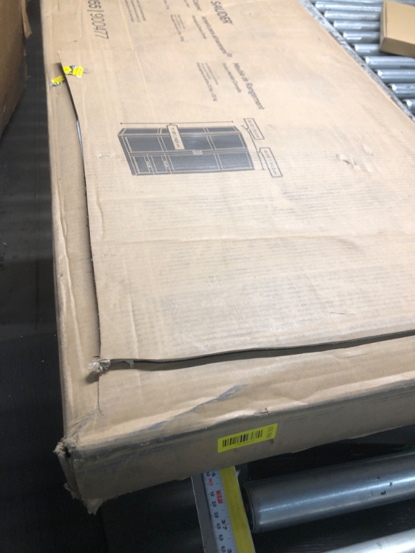 Photo 1 of **************INCOMPLETE ITEM, THIS IS ONLY BOX #2 OUT OF 2 TOTAL***********
Sauder Tall Storage Cabinet, Black, 4 Adjustable Shelves, Multi-Room Use