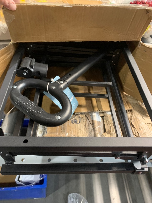 Photo 1 of ***(MISSING CLOTH)***Hombetta Collapsible Wagon Cart with Wheels, 150L Lightweight Foldable Utility Cart, Portable Rolling Wagon for Garden, Shopping, Sports, Camping, Transport, Black