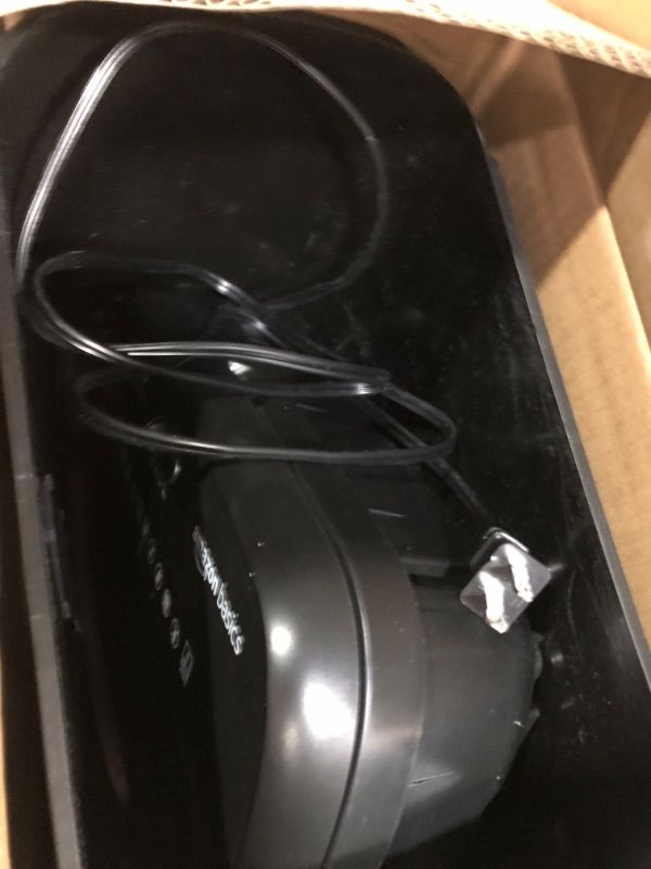 Photo 1 of ***MISSING PARTS***
Amazon Basics 8-Sheet Cross Cut Paper Shredder and Credit Card Shredder - Black