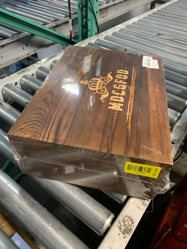 Photo 1 of ***FACTORY SEALED***Whiskey Decanter Gift Set for Men with Whiskey Decanter, 2 Twisted Whiskey Glasses,4 Stainless Steel Chilling Whiskey Balls, 2 Slate Coasters Gifts for Men Dad