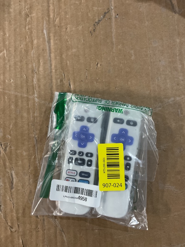 Photo 1 of (Pack of 2) Remote Control Only for TCL Onn Hisense Sharp Philips Westinghouse Insignia Element TLC Roku Smart TV Ruko Ruku Roko Remotes Replacement-1 Year Warranty