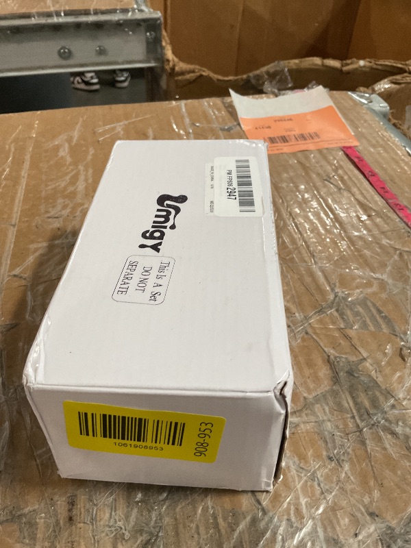 Photo 1 of Umigy 2 Pcs 4.5v Power Adapter Compatible with Lemax Lighted Accessory Ac Dc Power Adapter for Christmas Village Lights Micro Lighting Building Decoration, White(6 Output, Bend)