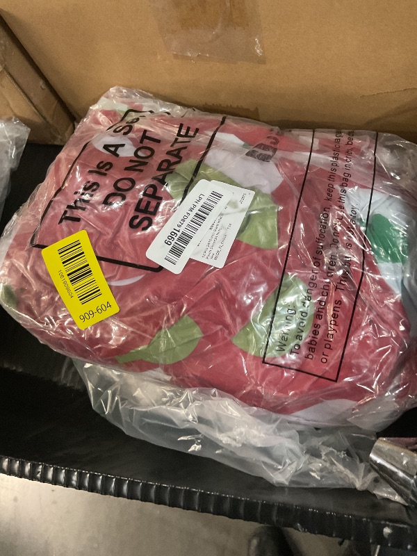 Photo 1 of 12 Pcs 24/16 Inch Giant PVC Christmas Inflatable Ball Outdoor Blow up Xmas Inflatables Ornaments Giant PVC Christmas Ornaments for Tree Yards Lawns Porch Garden Front Doors Holiday Decor(24 Inch)