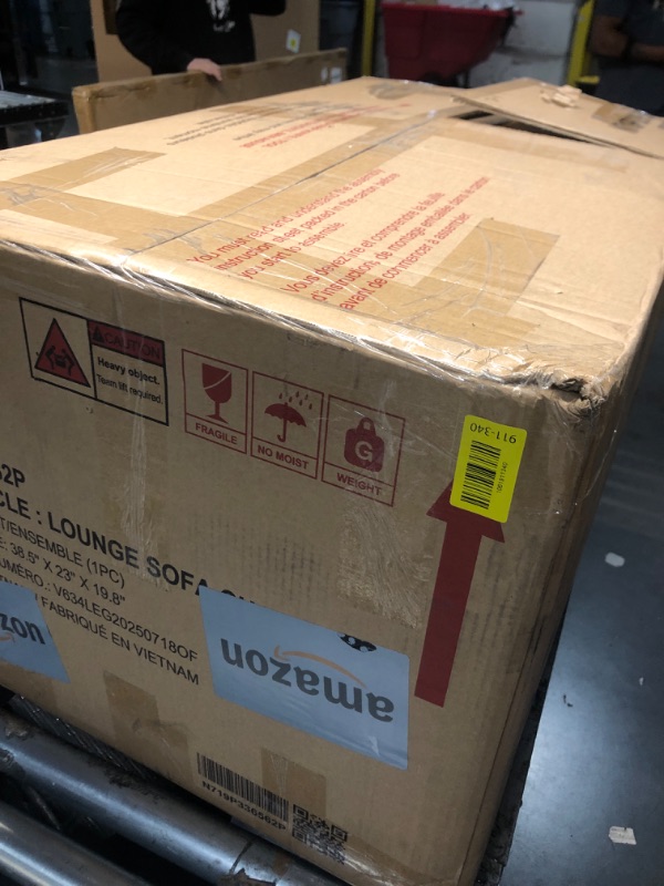 Photo 1 of ****PHOTO REFRENCE ONLY*******OPENED FOR INSPECTION****Merax 102.3" Oversized Double Chaise Lounge Indoor, Comfy Corduroy Upholstered Loveseat Sleeper Sofa Bed, Deep Seat Cloud Couch with USB Ports and Throw Pillows for Living Room, ***PINK***