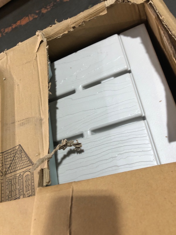 Photo 1 of ****FACTORY SEALED*******OPENED FOR INSPECTION****Lifetime Heavy Duty Plastic Outdoor Playhouse, 6ft x 6ft x 7 ft Tall, Beige & Blue