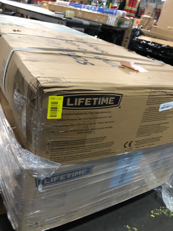 Photo 1 of ****FACTORY SEALED*******OPENED FOR INSPECTION****Lifetime Heavy Duty Plastic Outdoor Playhouse, 6ft x 6ft x 7 ft Tall, Beige & Blue