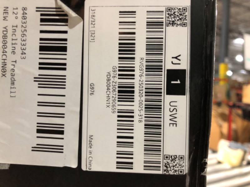 Photo 1 of ****FACTORY SEALED****THERUN Incline Treadmill, 0-12% Auto Incline Treadmills for Running and Walking, 300 lbs Weight Capacity, Wide Belt, 3.0 HP, 18" LED Screen, 2 Layers Shock-Absorbing