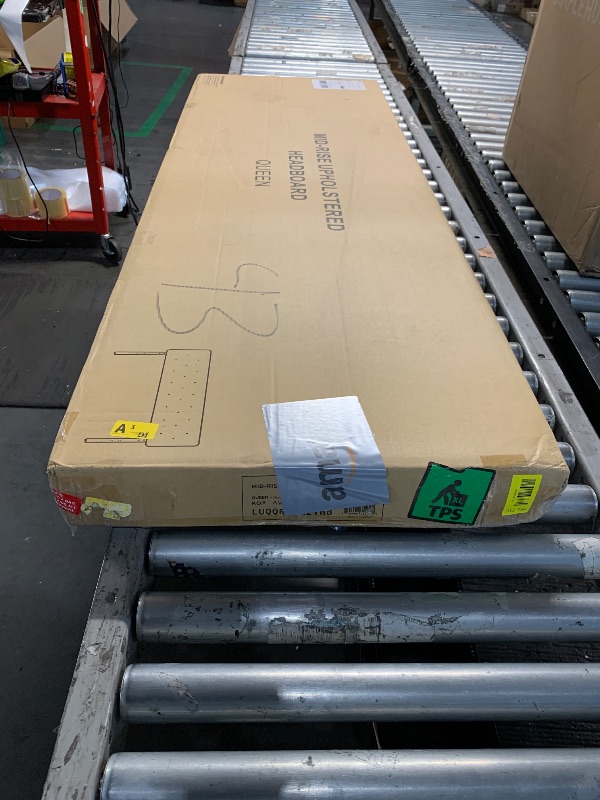 Photo 1 of ***FACTORY SEALED***
Lucid Mid-Rise Upholstered Headboard - Diamond Tufted - Padded Polyester - Adjustable Height from 34” to 46” - Easy Assembly - Bed Frame or Wall Mount - Sturdy - Black - Queen Size