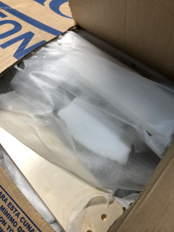 Photo 1 of ***DAMAGED, BENT FRAME*** Graco Benton 5-in-1 Convertible Crib with Drawer (Black) - Converts from Baby Crib to Toddler Bed, Daybed and Full-Size Bed, Fits Standard Full-Size Crib Mattress, Adjustable Mattress Support Base