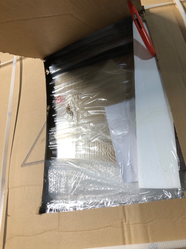 Photo 1 of ****FACTORY SEALED OPENED FOR INSPECTION***Hydrave Pivot Swing Shower Door 48 in.D x 72 in. H| Shower Door with 1/4 in. Clear Tempered Glass| Pivot Shower Door | Black (Shower Base Not Included)