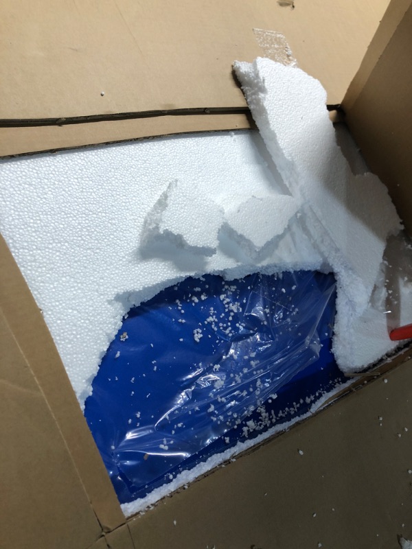 Photo 1 of ****OPENED FOR INSPECTION****Barrington Billiards 10 Player Classic Poker Table with Padded Rails and Cup Holders, Black/Blue, 84 Inches