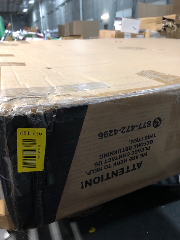 Photo 1 of ****OPENED FOR INSPECTION****Barrington Billiards 10 Player Classic Poker Table with Padded Rails and Cup Holders, Black/Blue, 84 Inches