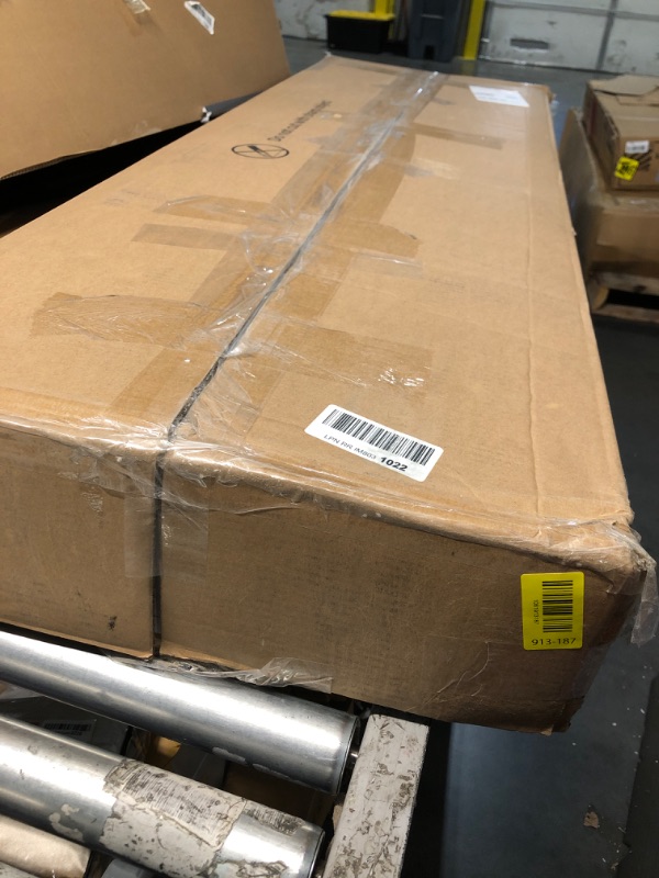 Photo 1 of *****OPENED FOR INSPECTION*****YITAHOME Farmhouse TV Stand for 65/60/55 Inch, Modern Entertainment Center with Sliding Barn Door, Wood TV Media Console Storage TV Cabinet for Living Room for 300lbs, Rustic Grey