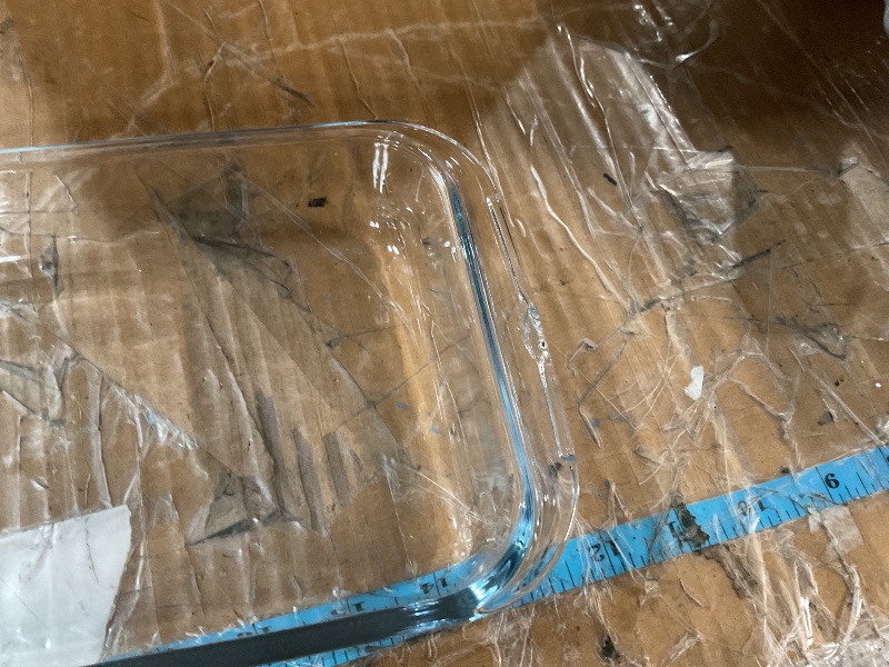 Photo 1 of ***MINOR DAMAGE***
8-Piece Deep Glass Baking Dish Set with Plastic lids,Rectangular Glass Bakeware Set with Lids, Baking Pans for Lasagna, Leftovers, Cooking, Kitchen, Freezer-to-Oven and Dishwasher, Gray