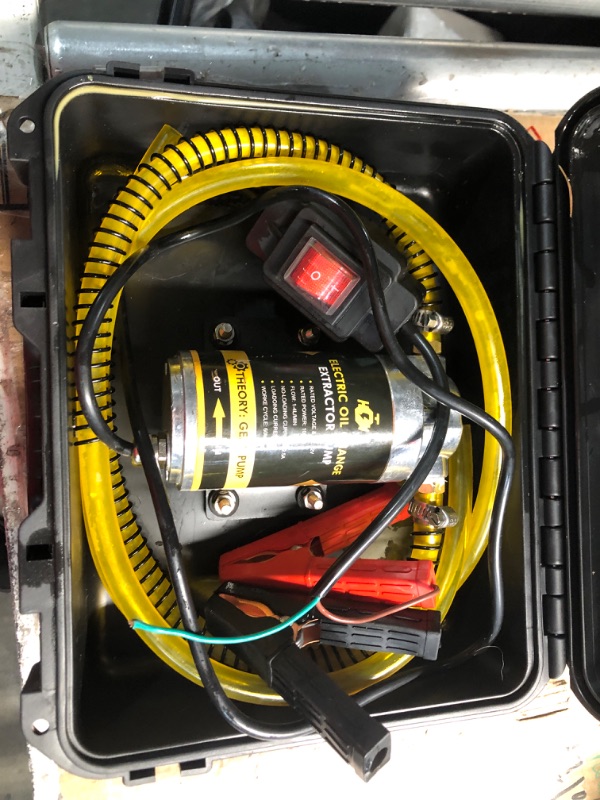 Photo 1 of **SEE NOTES** FACFUEL 12/24V 100W Marine Engine Oil Extractor Pump, Upgraded Anti-Kink Hose, High Flow Oil Change Pump, Transmission Fluid Transfer Pump for Automotive, Boats, Jet Ski, Lawn Mowers DIY Oil Transfer