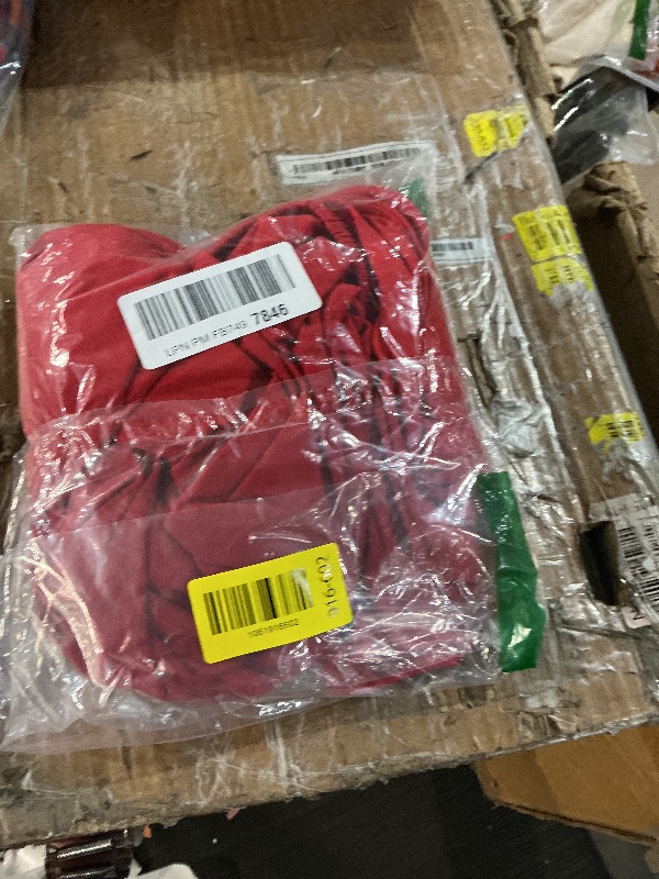 Photo 1 of Moosfor Spandex 6 Foot Rectangle Christmas Table Cloth, Elastic Fitted Tablecloths for Picnic, Stretch Washable Patio Table Cover for Outdoor, Camping, Banquet and Parties (Red, 30"x72")