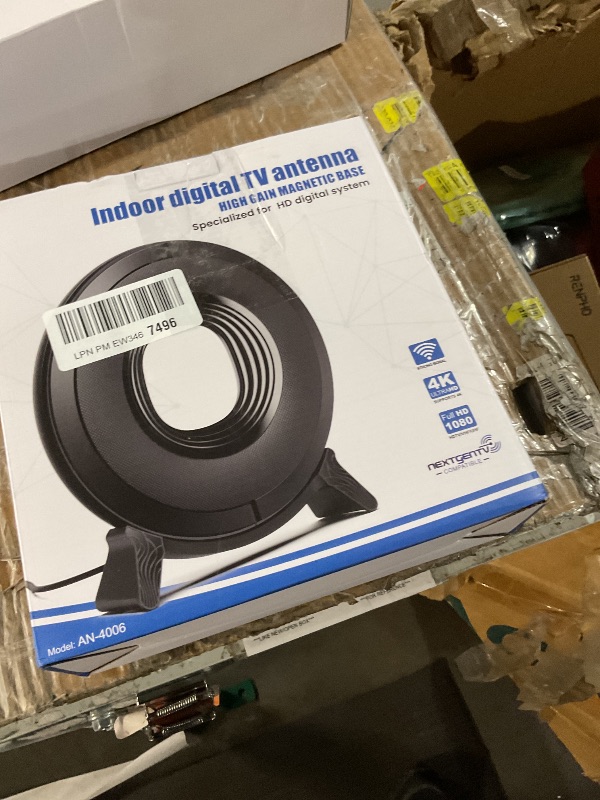Photo 1 of ***ITEM MAY HAVE FUNCTIONALITY ISSUES**
TV Antenna Indoor for Local Channels, 2025 Long Range Antenna for Smart TV 360° Reception,Digital TV Antenna for All Smart/Old TVs, Supports 4K 1080P HD VHF UHF