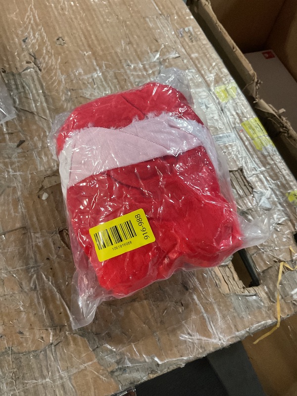 Photo 1 of ***(HEAVILY USED/ MINOR DAMAGE)***Christmas Stuffed Legs Santa Legs Hanging Santa Fake Legs Leg Ornament Hanging for Christmas Xmas Tree Topper Fireplace Wreaths Decor Holiday Party Supplies Favors Red