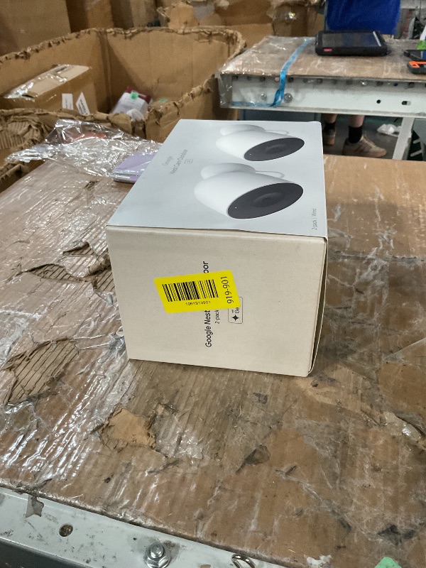 Photo 1 of * factory sealed *
Google Nest Cam Outdoor (Wired, 2nd Gen) - 2 Pack - Security Camera with 2K Video and Gemini, Night Vision, 2-Way Audio - Works with Google Home - 2025 Model - Snow