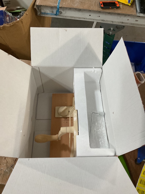 Photo 1 of ?Upgraded?Manual Bread Slicer for Homemade Sourdough Bread,Metal Guide & Adjustable Thickness, Hand Crank Bread Slicer with Scale Line and Suction Cup, Sharp Blade, Suitable for Sourdough Bread, Etc