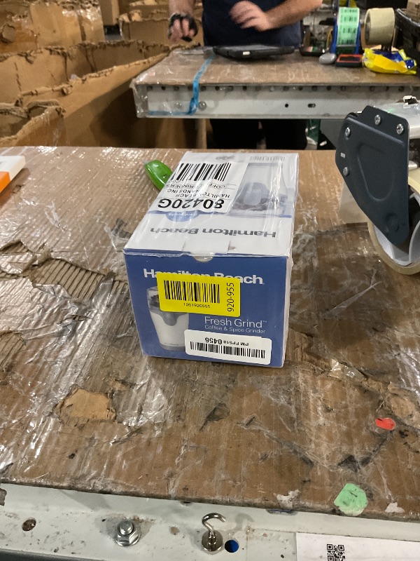 Photo 1 of * factory sealed *
Hamilton Beach Fresh Grind Electric Coffee Grinder for Beans, Spices and More, Stainless Steel Blades, Removable Chamber, Makes up to 12 Cups, White