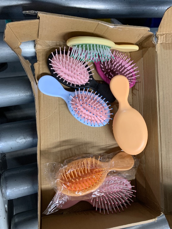 Photo 1 of ***(MISSING OVER HALF)***HOFASON Bridesmaid Gift Bachelorette Party Favors,16 PCS Mini Wet Hair Brush Travel for Stocking Stuffers, Teen Girls Gift, Small Hair Brush for Pockets, Women Girl Detangling Travel Mini Brush