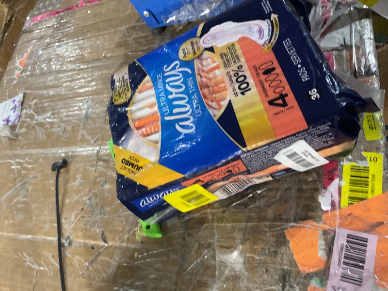 View 2 of ***MISSING PARTS***
ONLY 1 PACK*****
Always Ultra Thin Overnight Pads with Wings, Size 4, Overnight, 78 Count (3 Packs of 26)