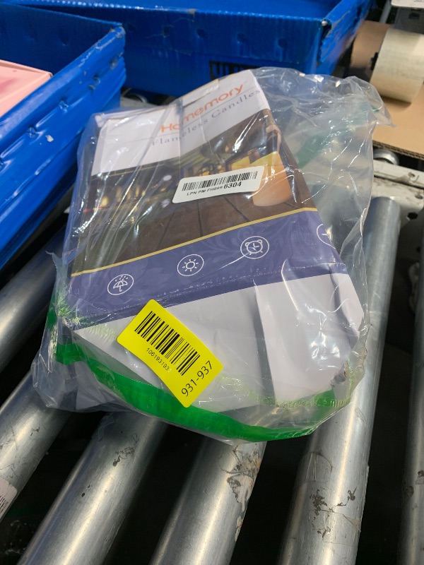 Photo 1 of **ONLY 1 **Homemory 10" x 4" Large Waterproof Outdoor Flameless Candles with Remote Control and Timer, Battery Operated Flickering LED Pillar Candles for Outdoor Larterns, Porch, Long Lasting, Set of 2