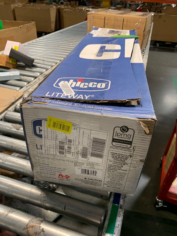 Photo 1 of ***HEAVILY USED AND DIRTY*** Chicco Liteway Stroller, Compact Fold Baby Stroller with Canopy, Lightweight Aluminum Frame Umbrella Stroller, for Use with Babies and Toddlers up to 40 lbs. | Arctic/Blue