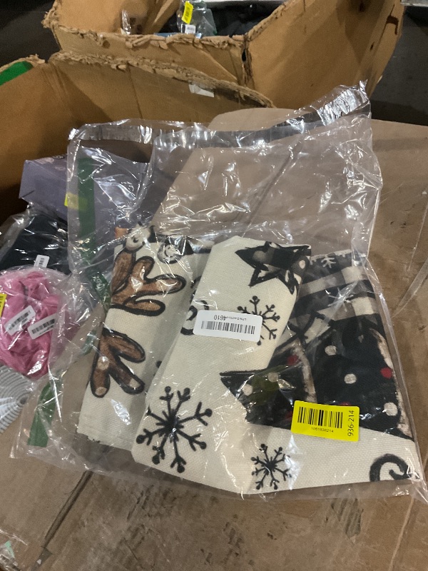 Photo 1 of * only comes with two *
Heirloom Haven Christmas Throw Pillow Covers Set of 4?18x18 Inch Xmas Trees Snowman Santa Elk Buffalo Plaid Merry Christmas Winter Holiday Farmhouse Decorative Cushion Case for Sofa Couch Decor