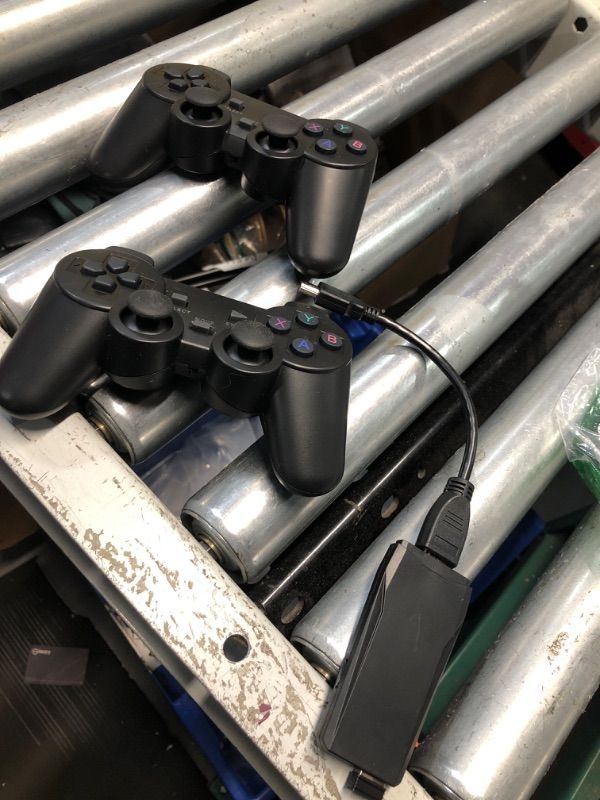 Photo 1 of * only comes with the controllers *
Retro Game Console, Retro Gaming Console, Wireless Retro Game Console, Plug & Play Video TV with 25200+ Built-in Games, 4K HDMI Output, and 2.4GHz Wireless Controller, 9 Classic Emulators (Deep Black)